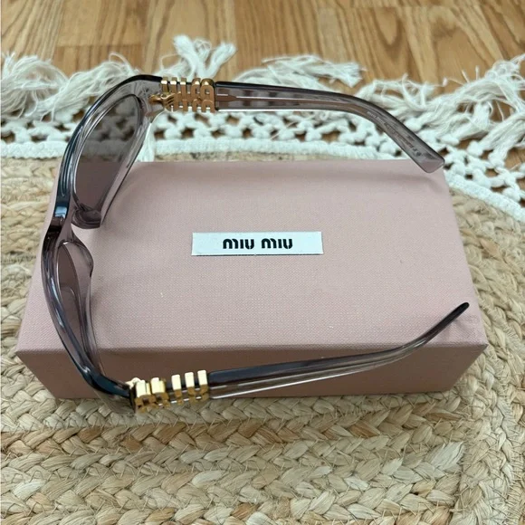 Miu Miu MU14ZS Violet Sunglasses